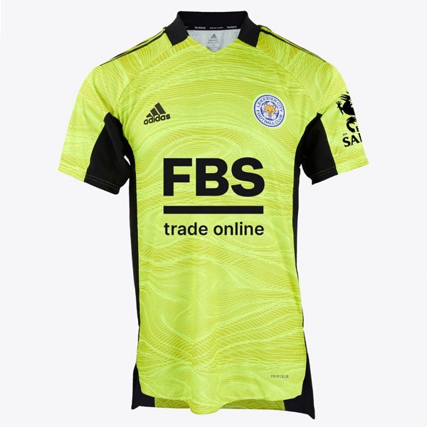 Thailande Maillot Football Leicester City Gardien 2021-22 Jaune